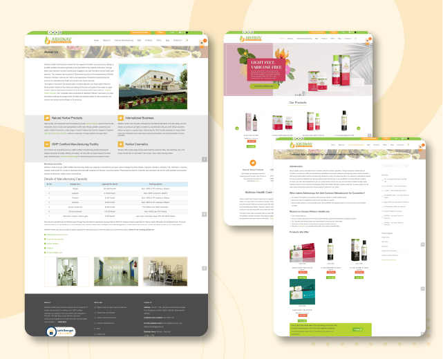 8-10 Page WordPress with Woocommerce website development for Abhinav